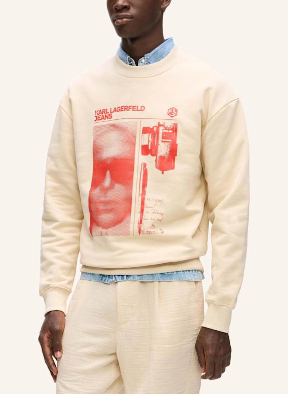 KARL LAGERFELD JEANS Sweatshirt BEIGE