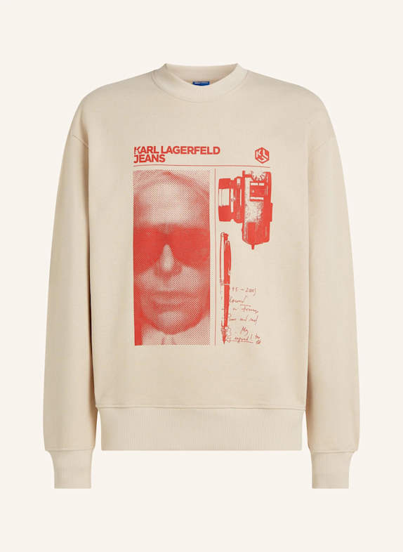 KARL LAGERFELD JEANS Sweatshirt BEIGE