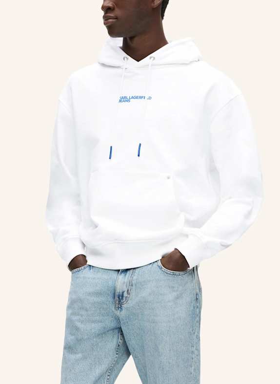 KARL LAGERFELD JEANS Hoodie WEISS