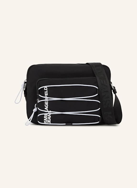 KARL LAGERFELD JEANS Umhängetasche SCHWARZ