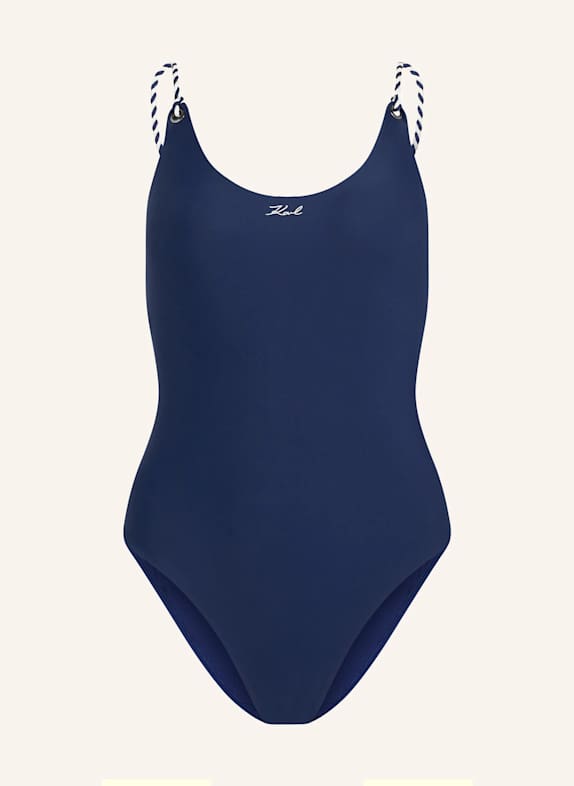 KARL LAGERFELD Badeanzug DUNKELBLAU