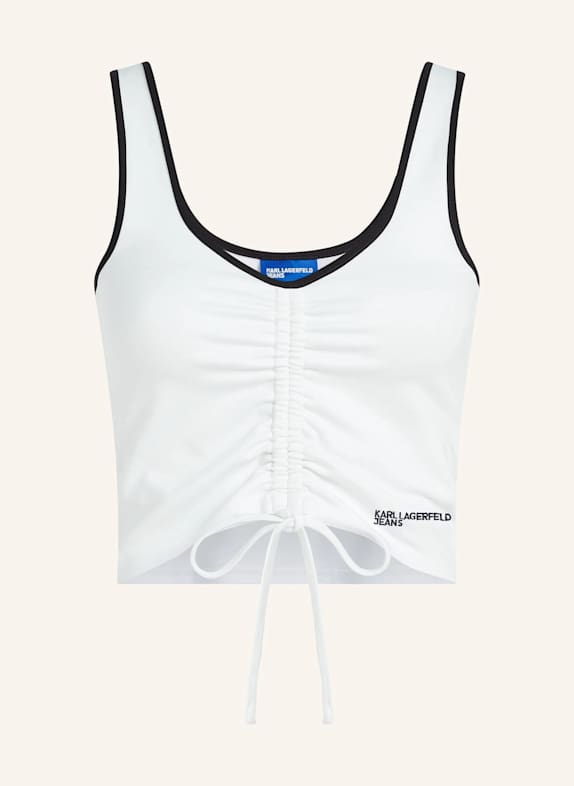 KARL LAGERFELD JEANS Top WEISS