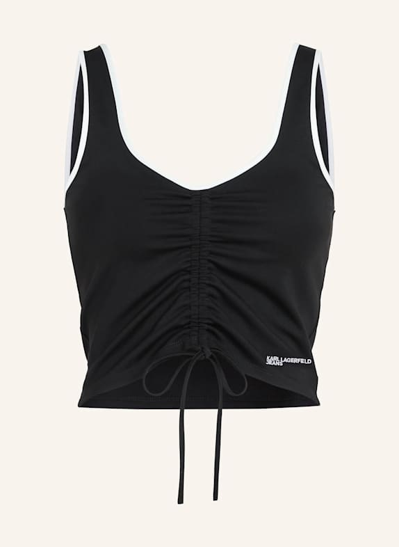 KARL LAGERFELD JEANS Top SCHWARZ