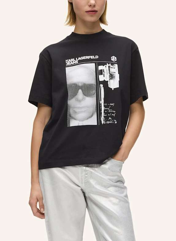 KARL LAGERFELD JEANS T-shirt SCHWARZ