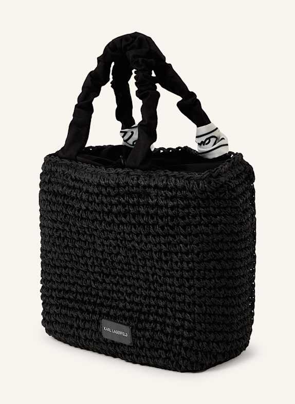 KARL LAGERFELD Strandtasche SCHWARZ