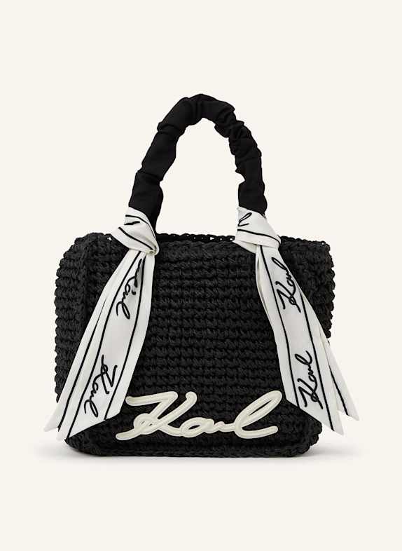 KARL LAGERFELD Strandtasche SCHWARZ