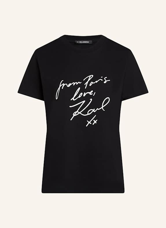 KARL LAGERFELD T-shirt SCHWARZ