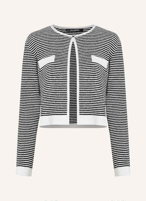 KARL LAGERFELD Top WEISS/ SCHWARZ