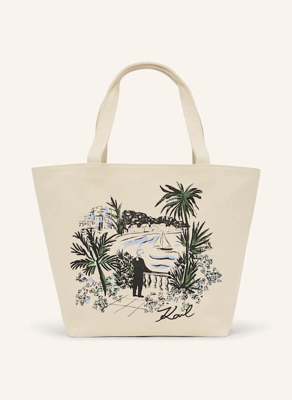 KARL LAGERFELD Shopper BEIGE/ SCHWARZ