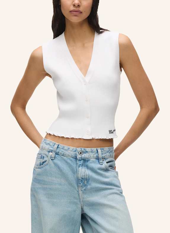KARL LAGERFELD JEANS Top WEISS
