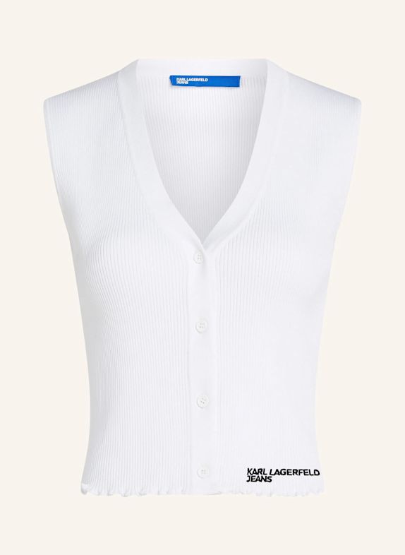 KARL LAGERFELD JEANS Top WEISS