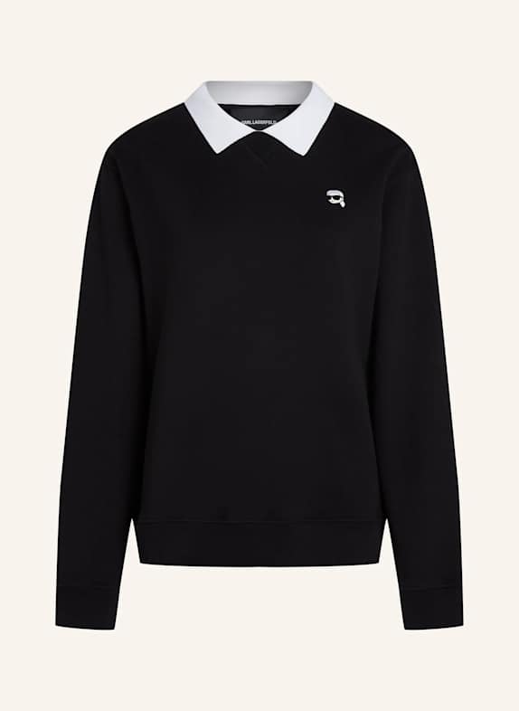 KARL LAGERFELD Sweatshirt SCHWARZ