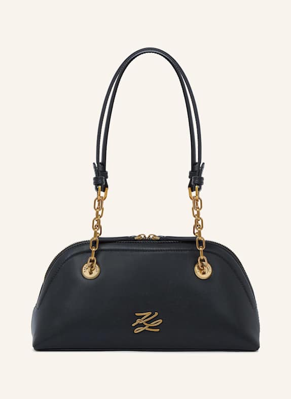 KARL LAGERFELD Schultertasche SCHWARZ/ GOLD