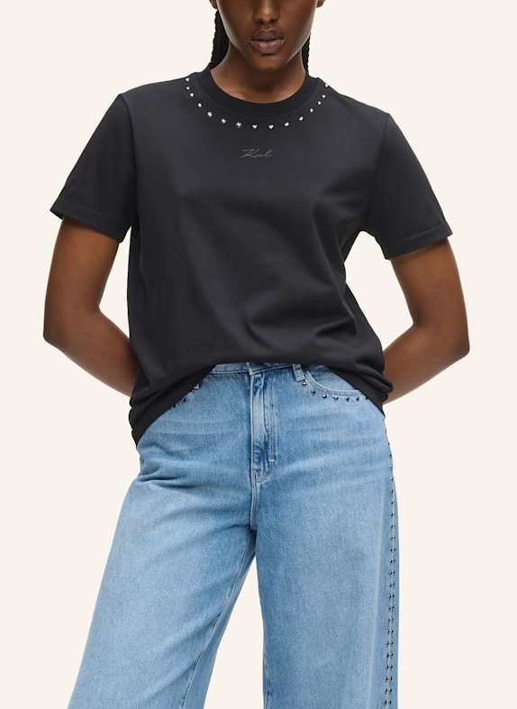 KARL LAGERFELD T-shirt SCHWARZ