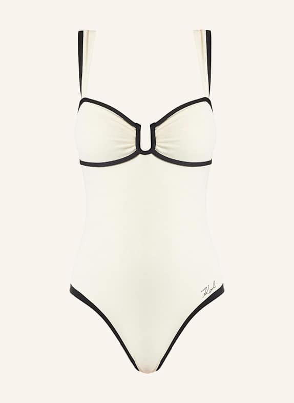 KARL LAGERFELD Badeanzug BEIGE