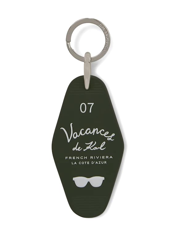 KARL LAGERFELD Schlüsselanhänger DUNKELGRÜN