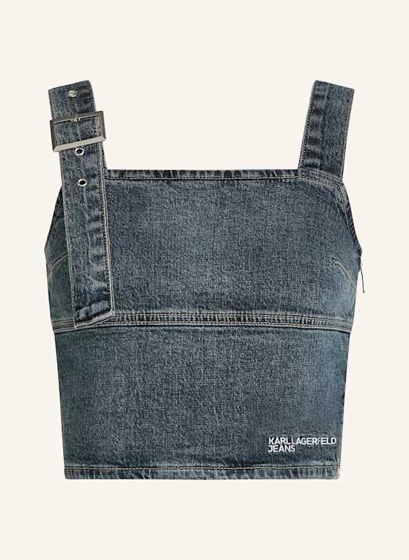 KARL LAGERFELD JEANS Bluse HELLBLAU