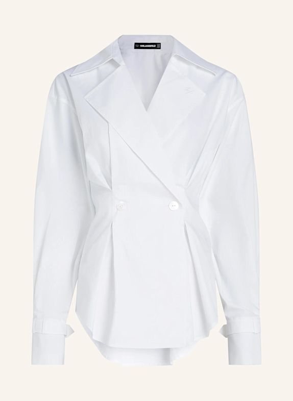 KARL LAGERFELD Bluse WEISS