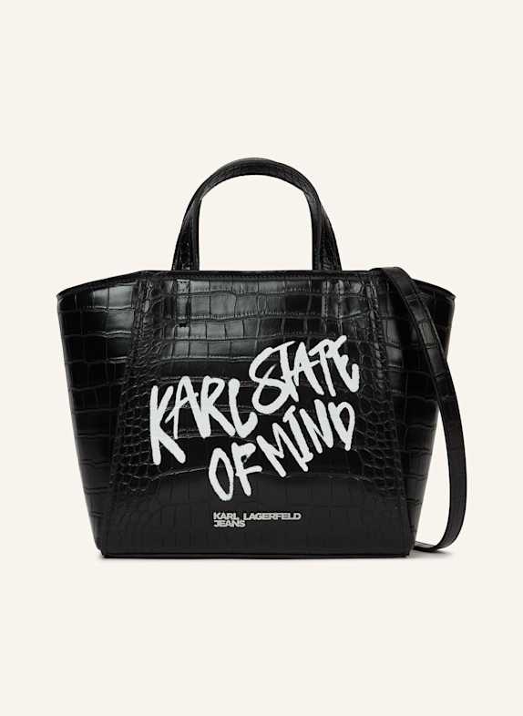 KARL LAGERFELD JEANS Handtasche SCHWARZ