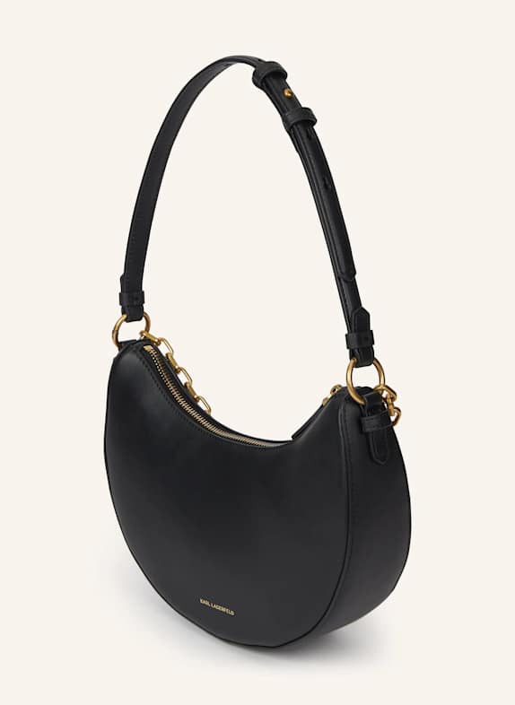 KARL LAGERFELD Schultertasche SCHWARZ/ GOLD