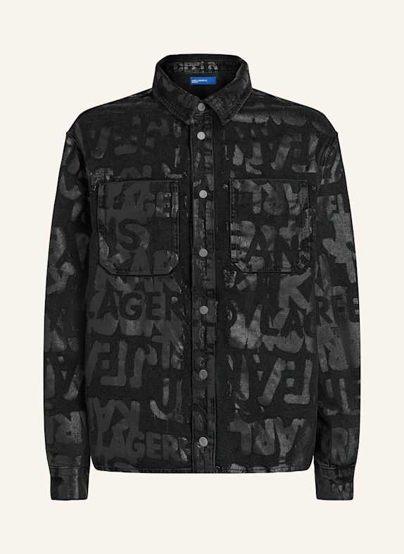KARL LAGERFELD JEANS Hemd SCHWARZ