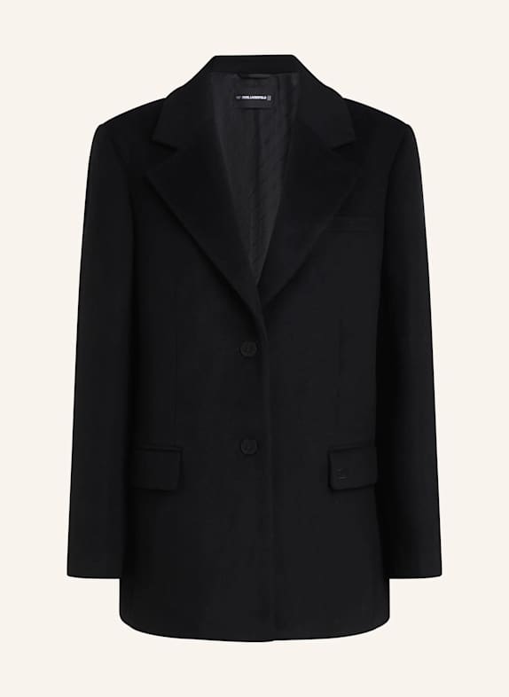 KARL LAGERFELD Mantel SCHWARZ