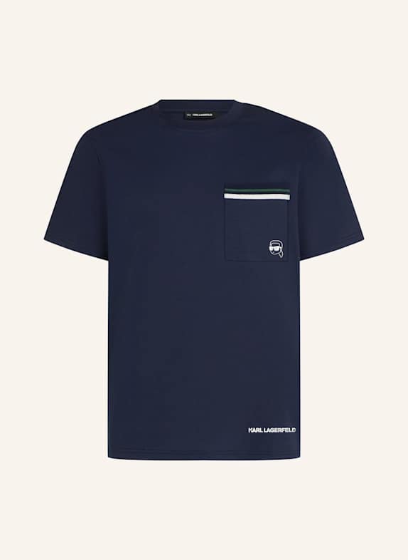 KARL LAGERFELD T-shirt DUNKELBLAU