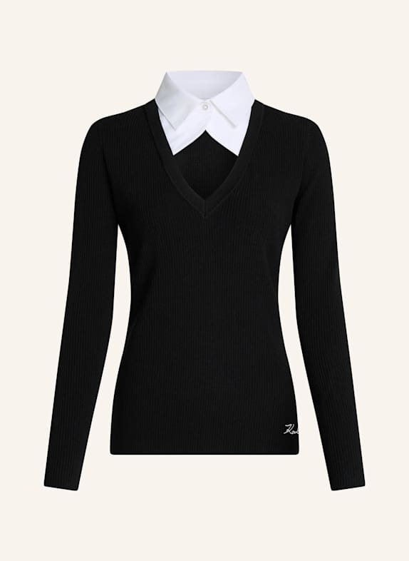 KARL LAGERFELD Top SCHWARZ