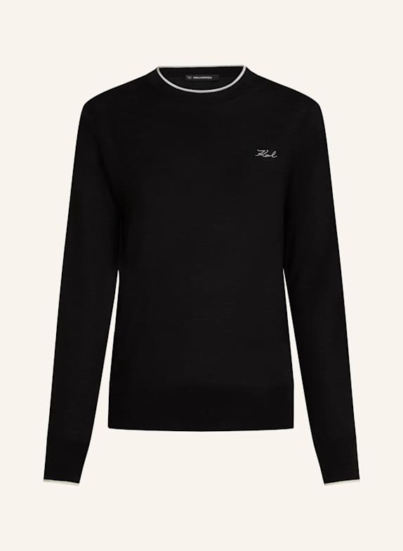 KARL LAGERFELD Sweatshirt SCHWARZ