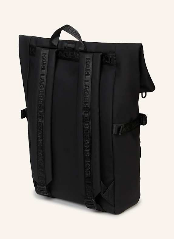 KARL LAGERFELD JEANS Rucksack SCHWARZ