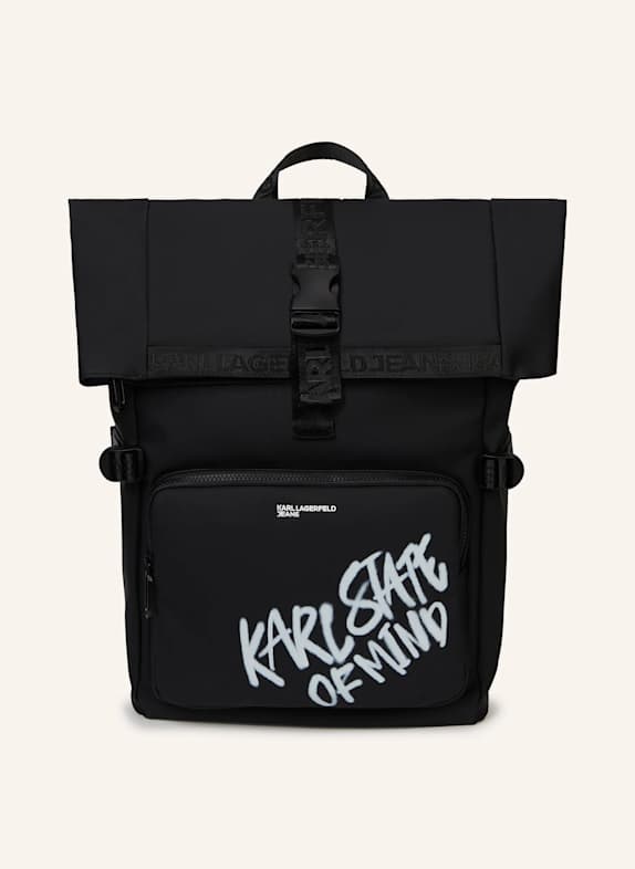 KARL LAGERFELD JEANS Rucksack SCHWARZ
