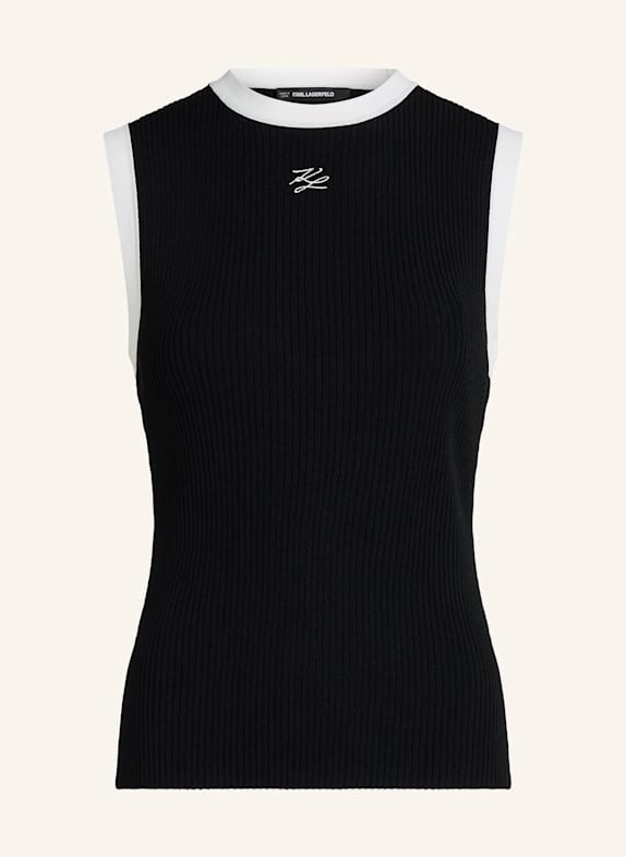KARL LAGERFELD Top SCHWARZ