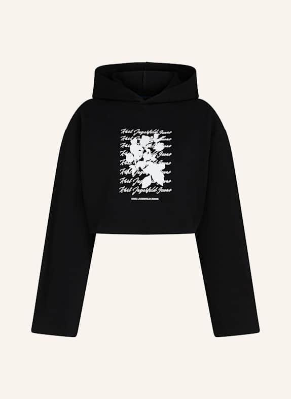 KARL LAGERFELD JEANS Hoodie SCHWARZ