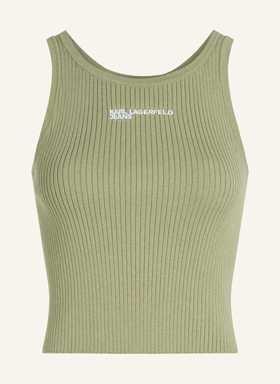 KARL LAGERFELD JEANS Top HELLGRÜN