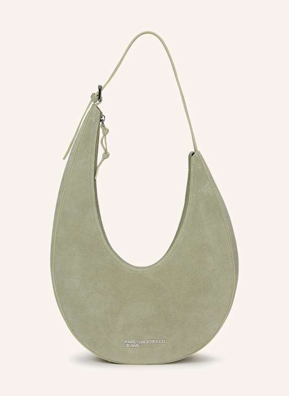 KARL LAGERFELD JEANS Hobo-Bag HELLGRÜN
