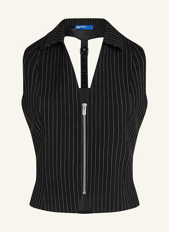 KARL LAGERFELD JEANS Bluse SCHWARZ
