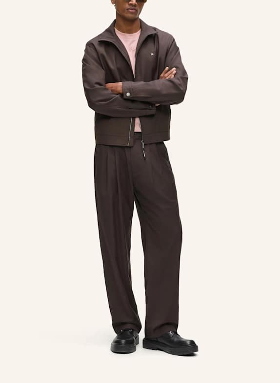 KARL LAGERFELD Hose DUNKELBRAUN