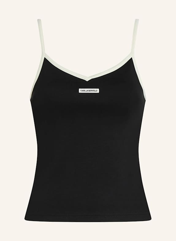 KARL LAGERFELD Top SCHWARZ