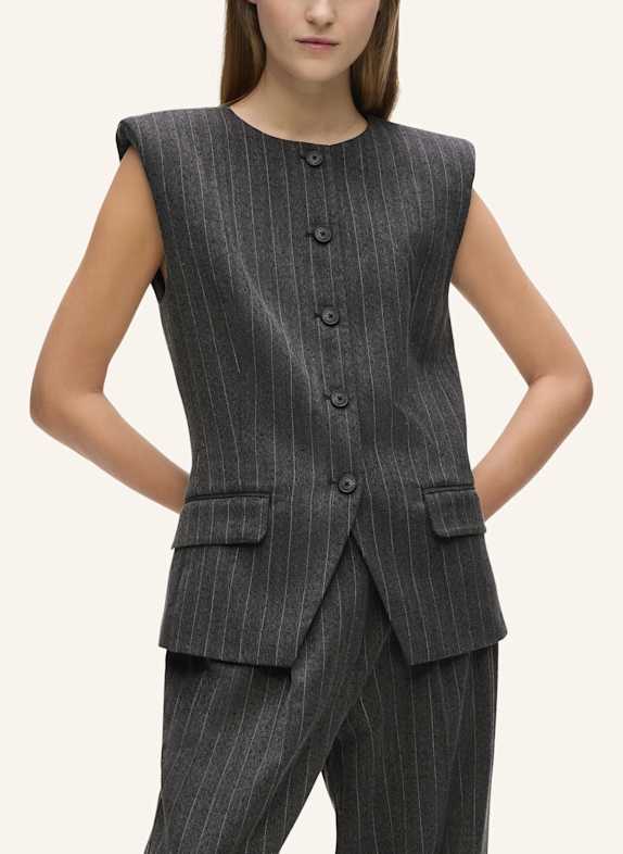 KARL LAGERFELD Bluse GRAU