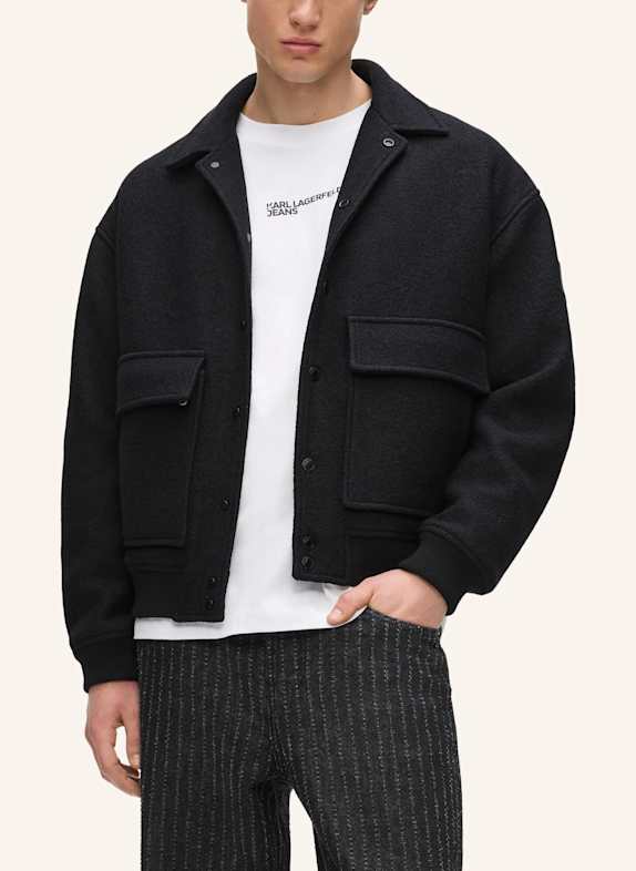 KARL LAGERFELD JEANS Jacke SCHWARZ