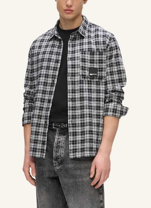 KARL LAGERFELD JEANS Hemd SCHWARZ