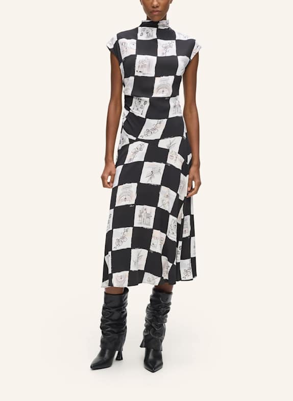 KARL LAGERFELD Kleid SCHWARZ