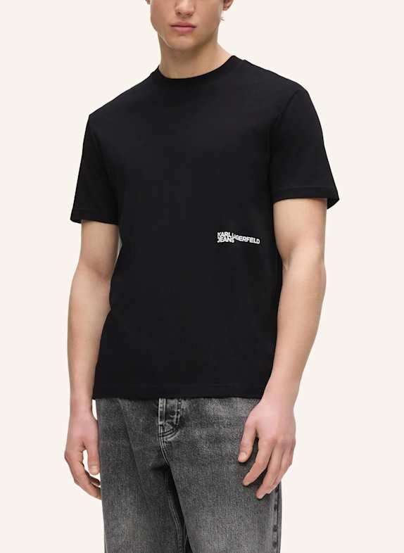 KARL LAGERFELD JEANS T-shirt SCHWARZ