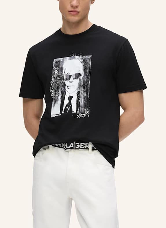 KARL LAGERFELD JEANS T-shirt SCHWARZ