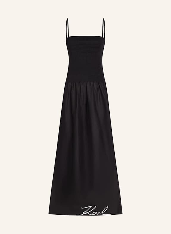 KARL LAGERFELD Strandkleid SCHWARZ