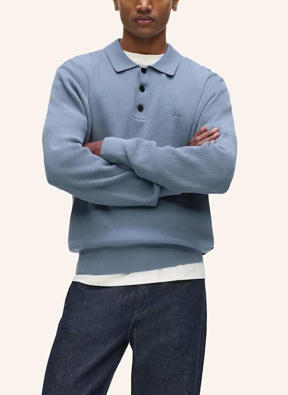 KARL LAGERFELD Poloshirt BLAU