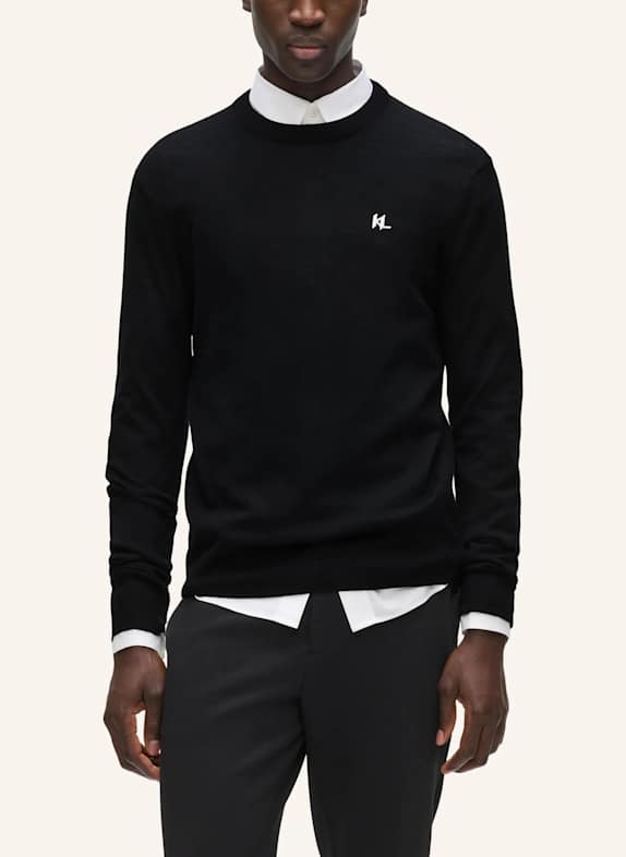 KARL LAGERFELD Sweatshirt SCHWARZ