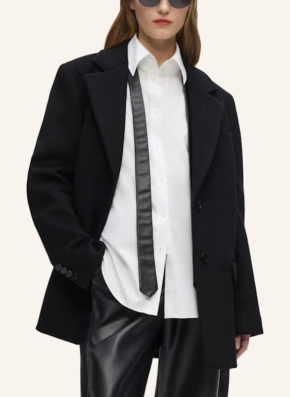 KARL LAGERFELD Mantel SCHWARZ