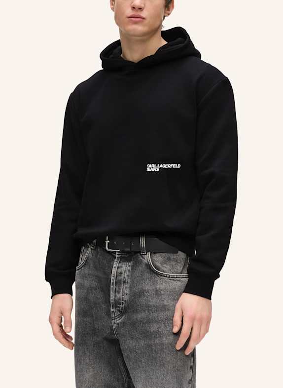 KARL LAGERFELD JEANS Hoodie SCHWARZ