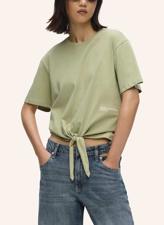 KARL LAGERFELD JEANS T-shirt HELLGRÜN